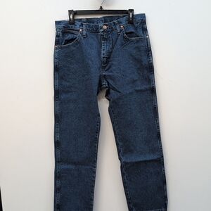 Wrangler Cowboy Cut Original Fit Men's Jeans Size 33x30 Blue Stonewashed